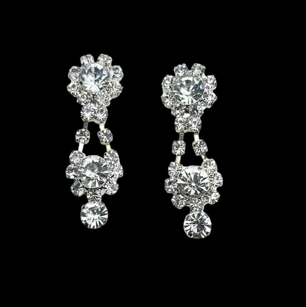 Rhinestone earrings